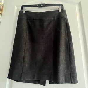 Dark Grey Banana Republic Stretch Skirt